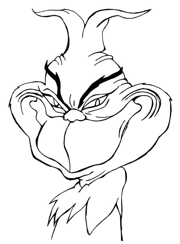 Tekenen Grinch simpel