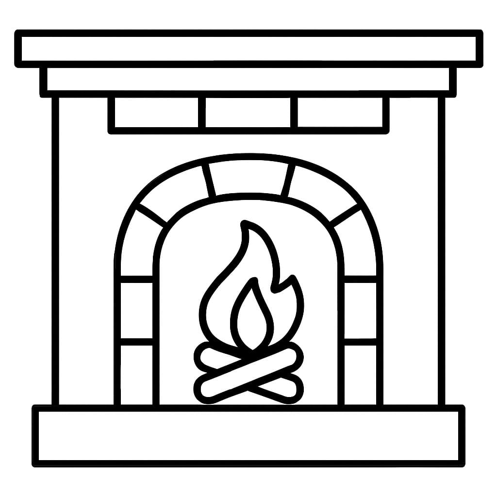 Tekenen Haard gratis