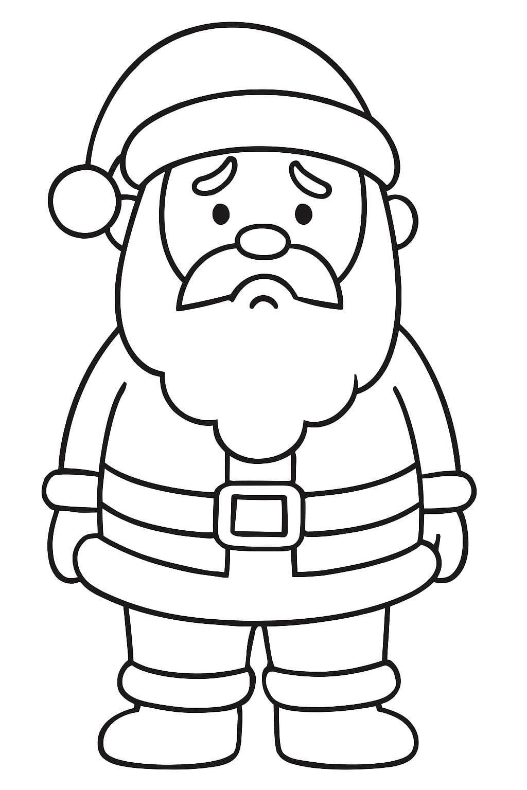 Tekenen Kerstman gratis