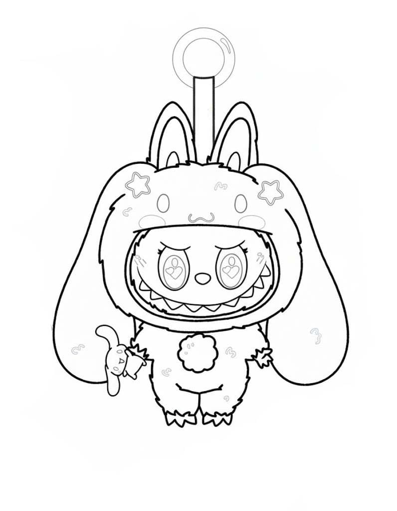 Tekenen Labubu gratis basis