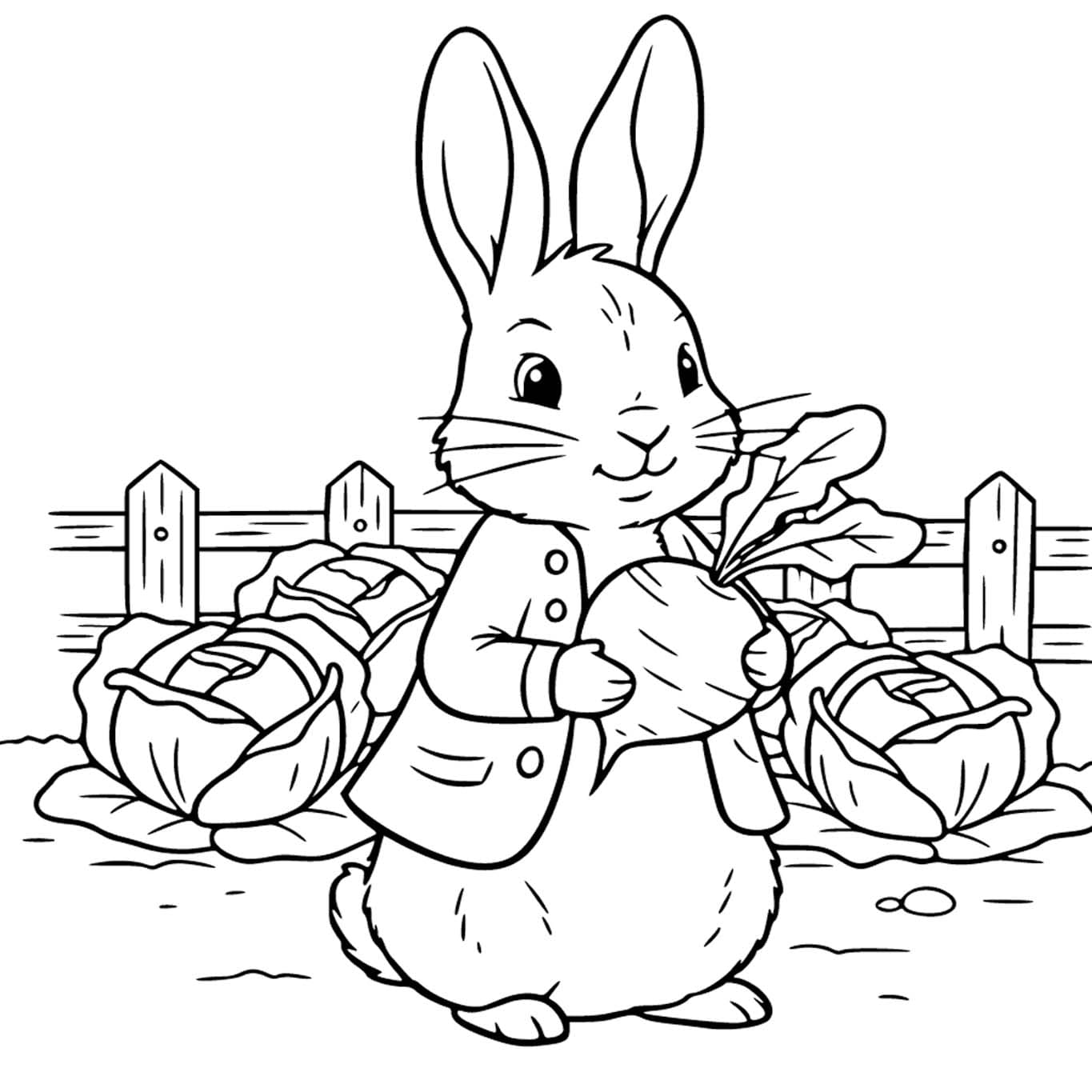 Tekenen Pieter Konijn