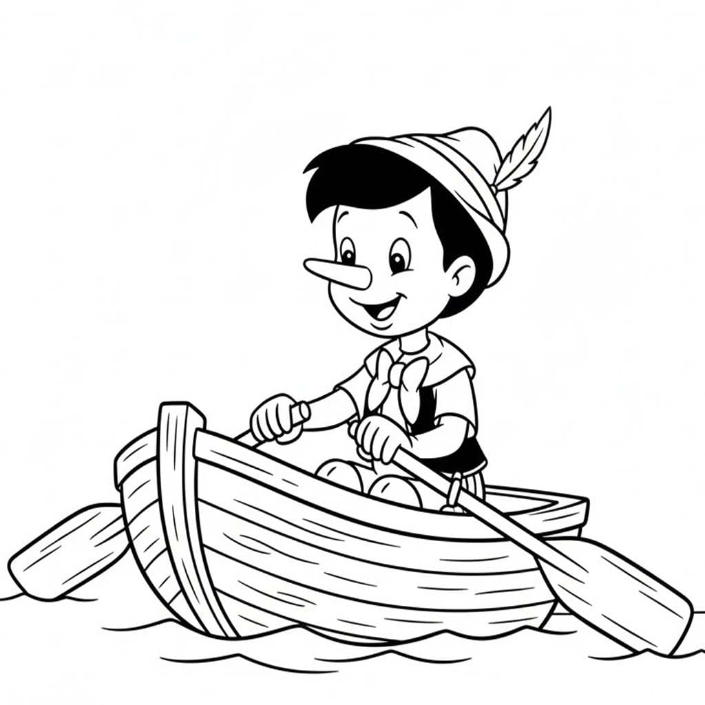 Tekenen Pinokkio eenvoudig