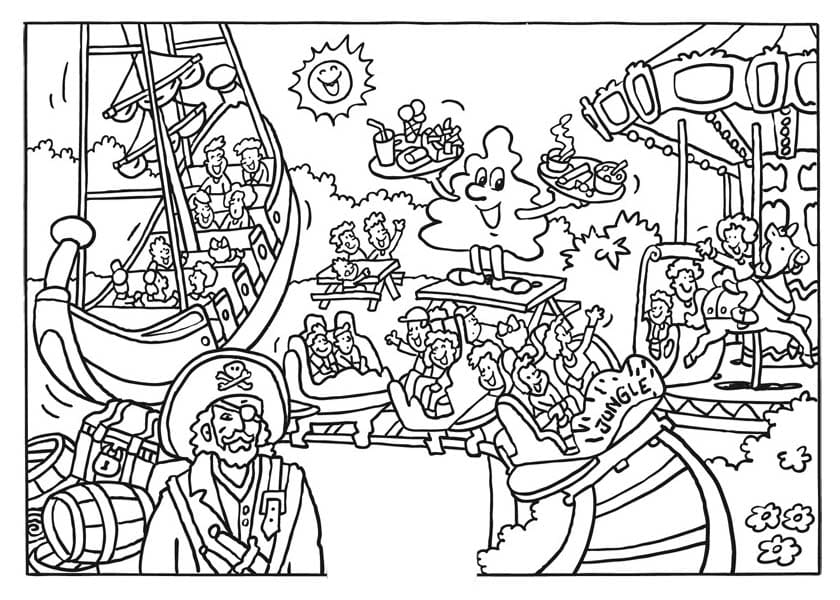 Tekenen Pretparken basis