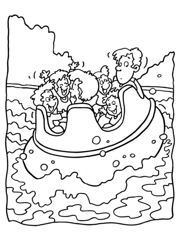 Tekenen Pretparken gratis voor kinderen