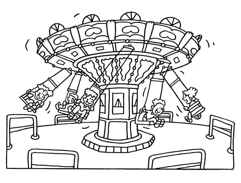 Tekenen Pretparken voor kinderen