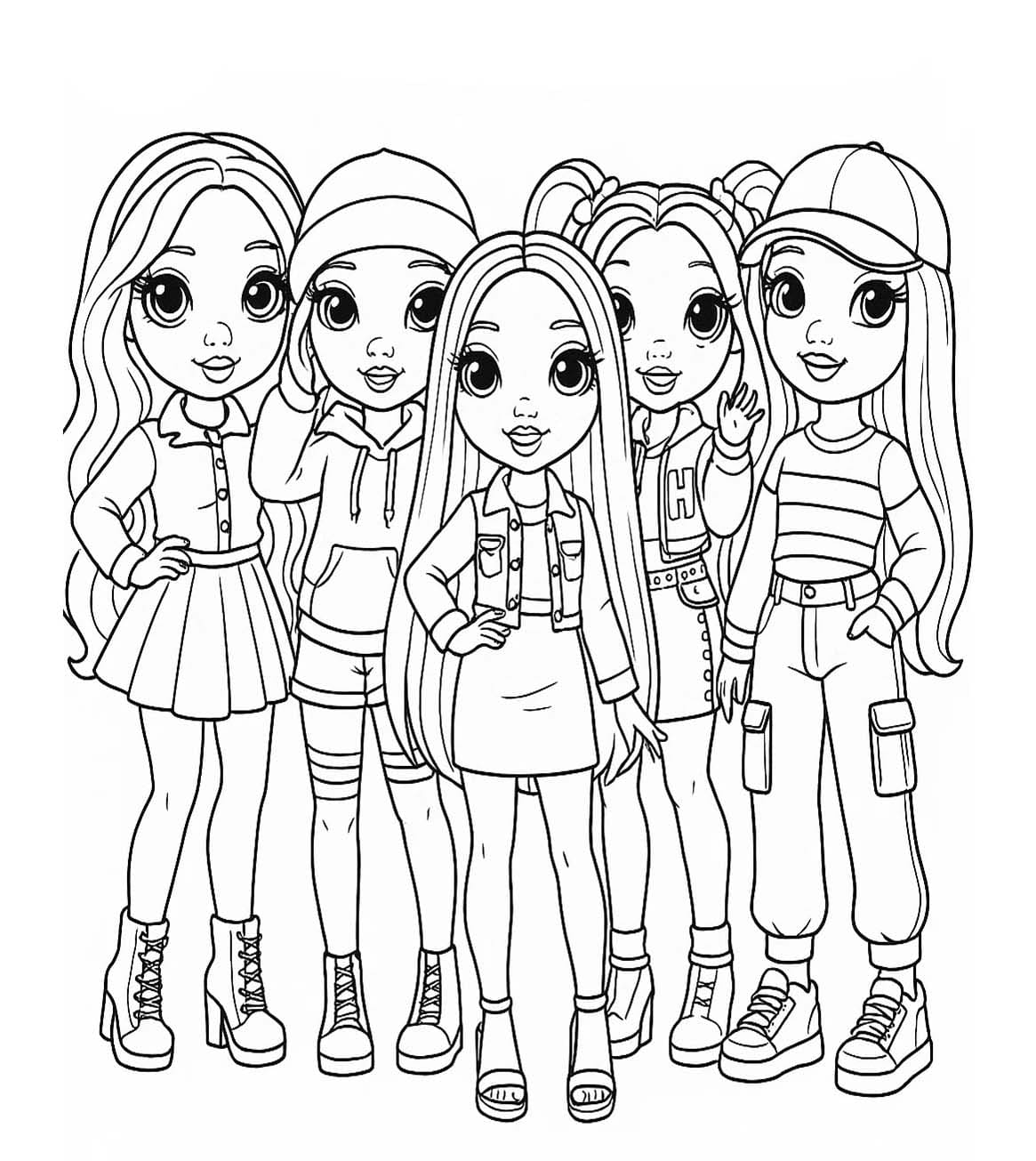 Tekenen Rainbow High 2