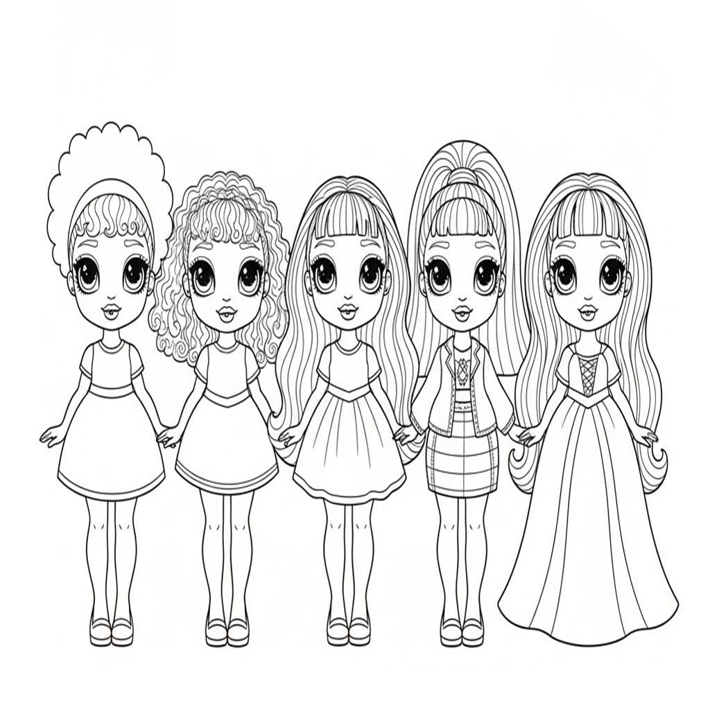 Tekenen Rainbow High 3