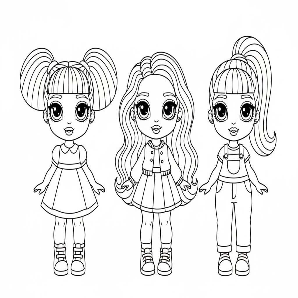 Tekenen Rainbow High 5