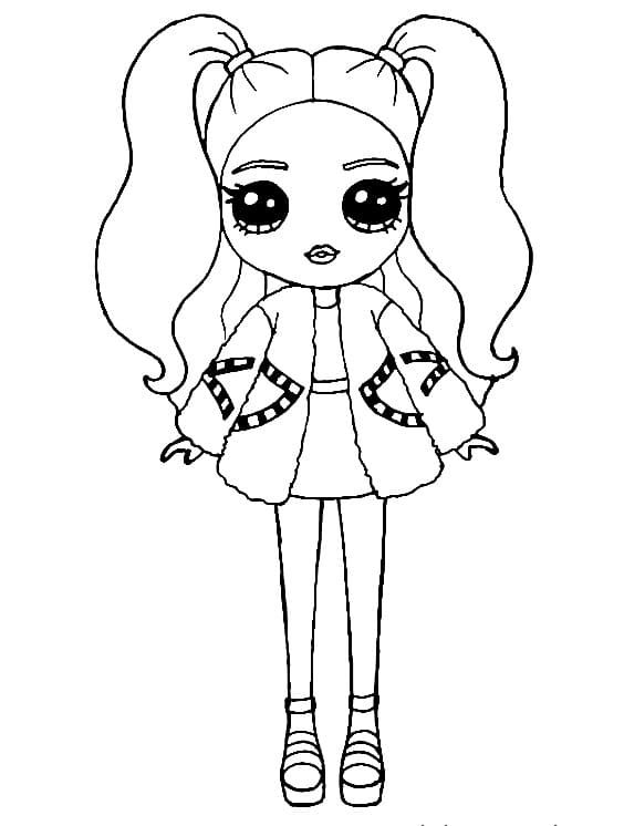 Tekenen Rainbow High afdrukbaar basis