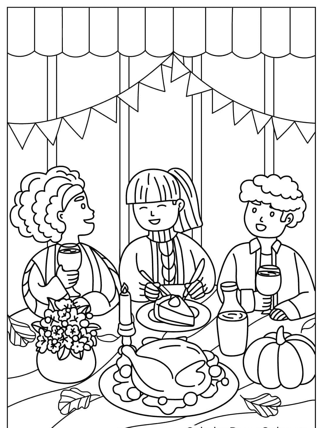 Tekenen Thanksgiving 1