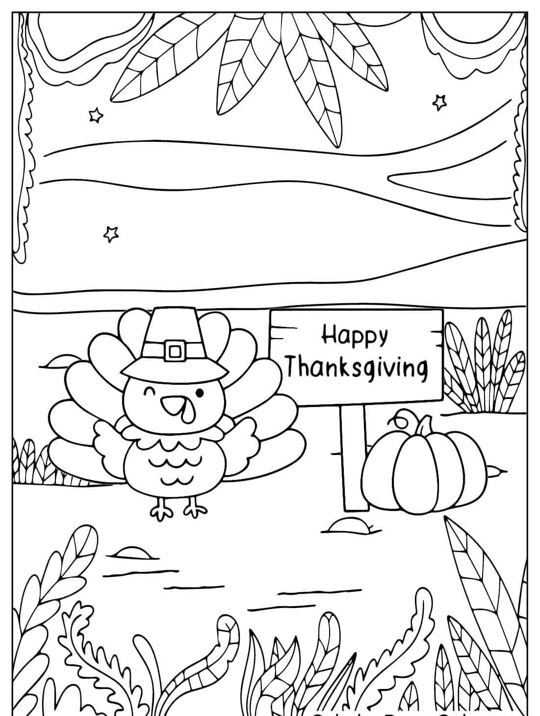 Tekenen Thanksgiving 5