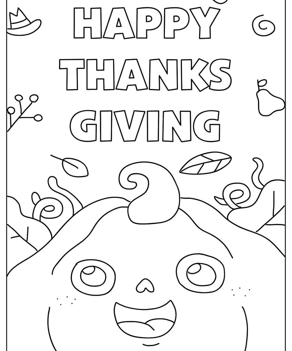 Tekenen Thanksgiving basis