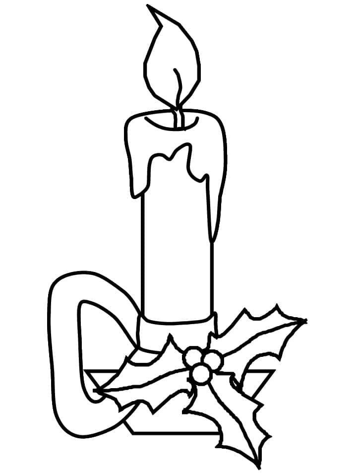 Kerstkaarsen gratis basis