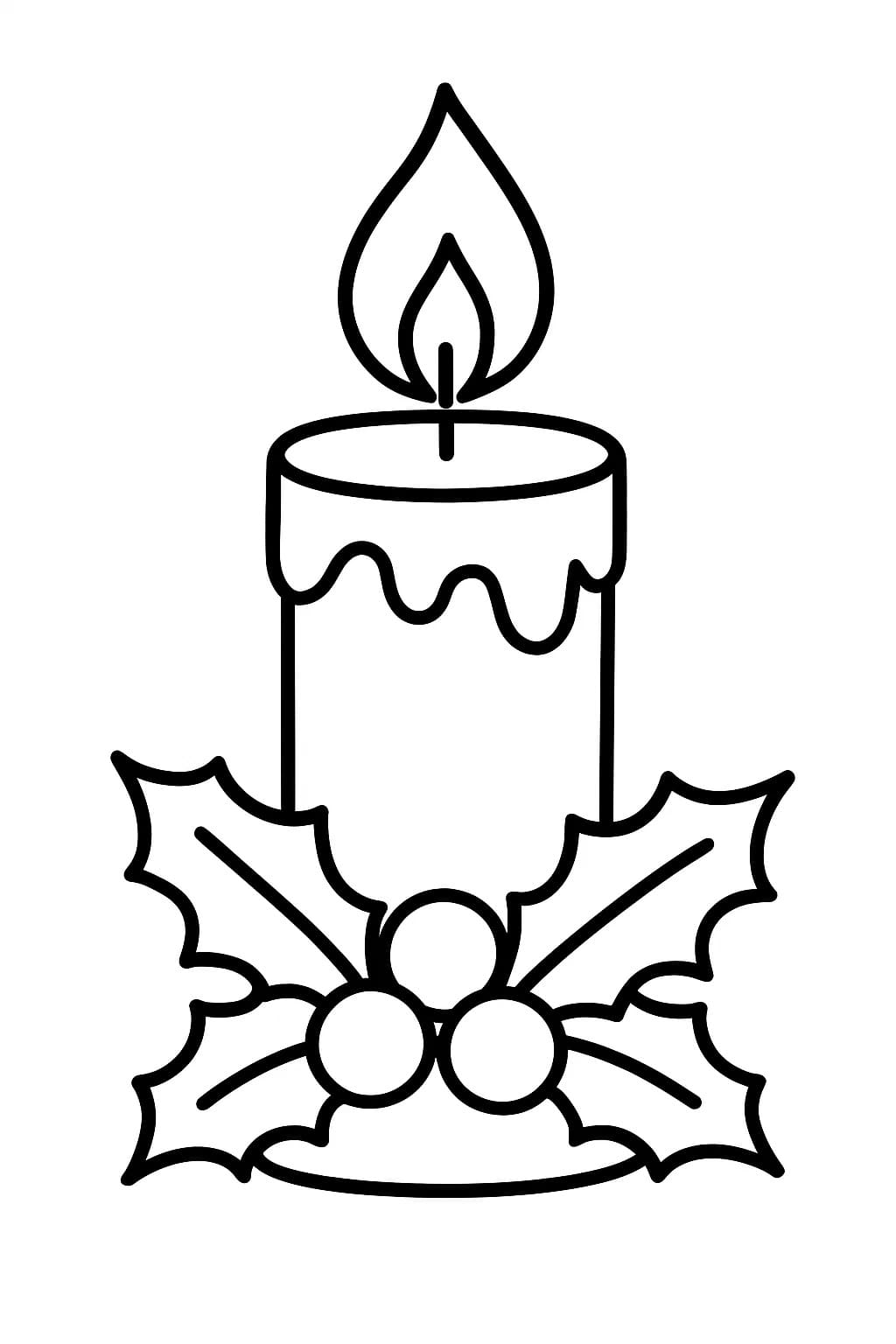 Kerstkaarsen gratis eenvoudig