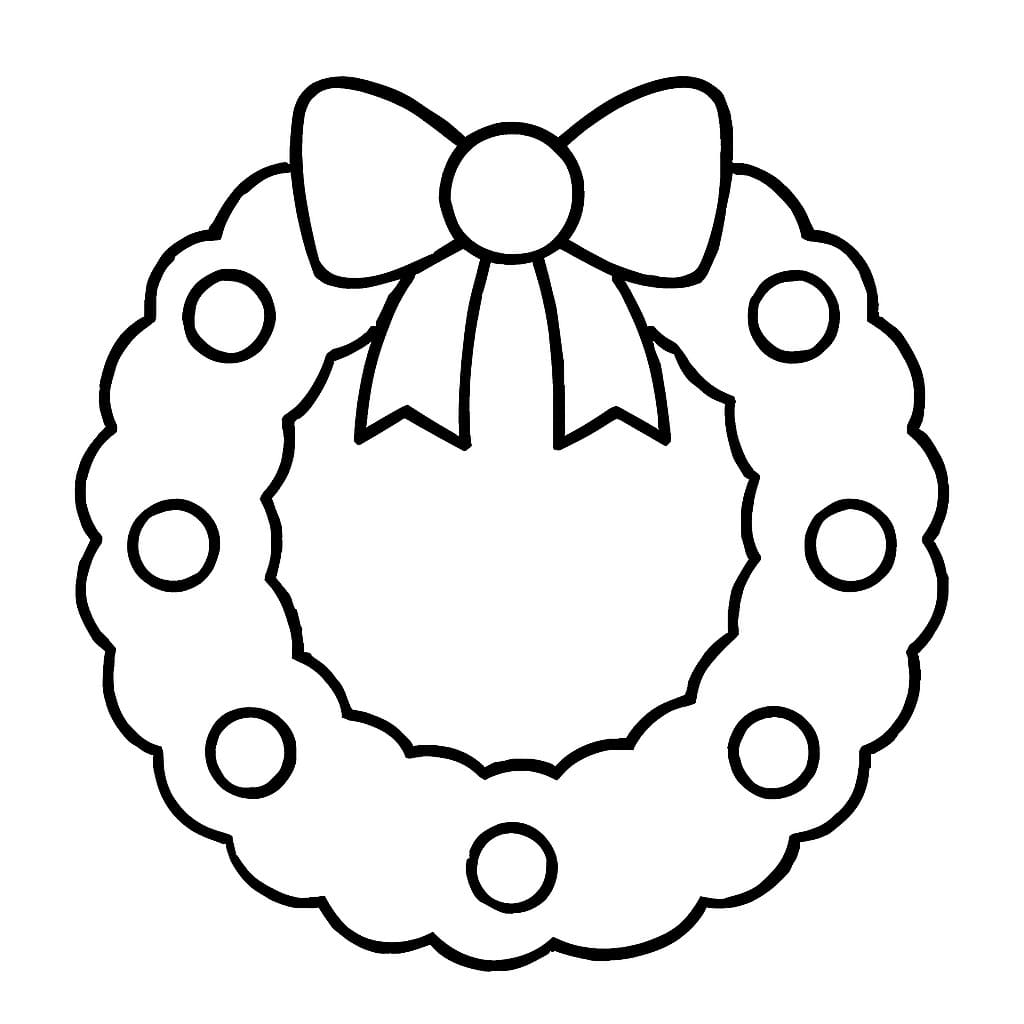 Kerstkrans gratis voor kinderen