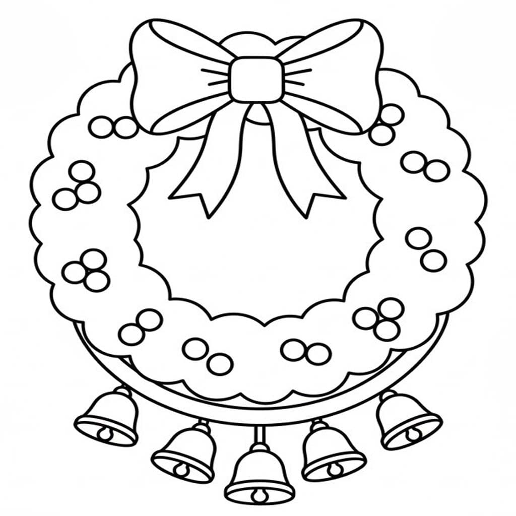 Kerstkrans voor kinderen