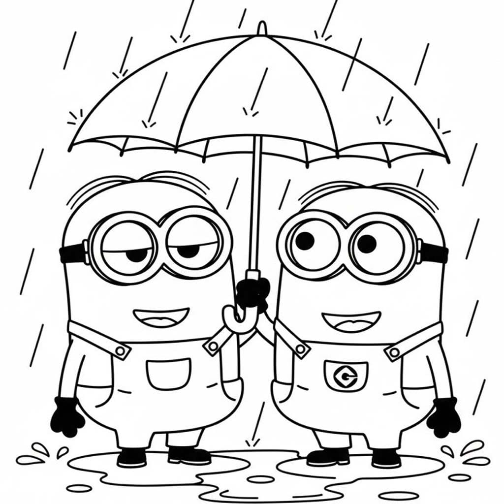 Regen afdrukbaar basis