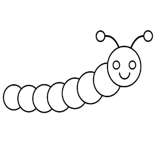 Rups gratis afdrukbaar simpel