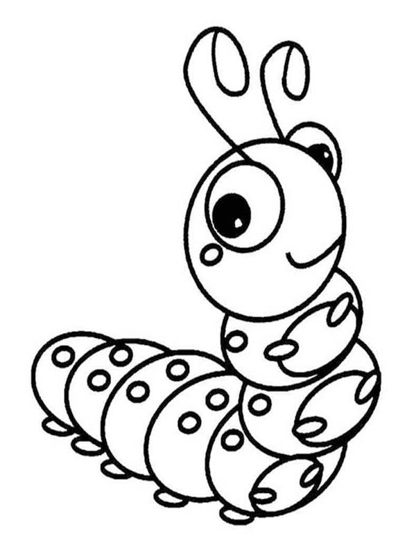 Rups gratis afdrukbaar voor kinderen