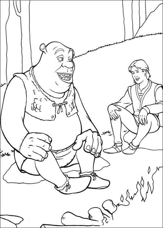 Shrek afdrukbaar eenvoudig
