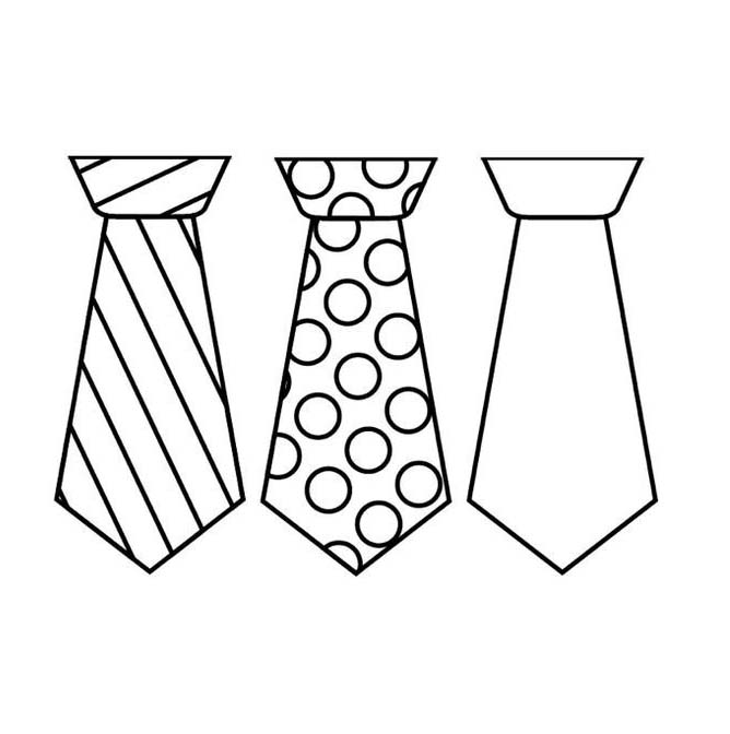 Stropdas afdrukbaar basis