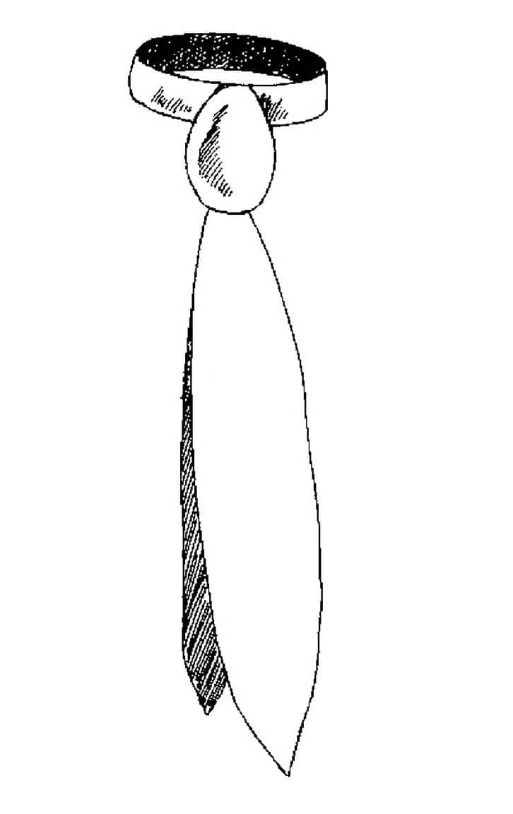 Stropdas gratis afdrukbaar