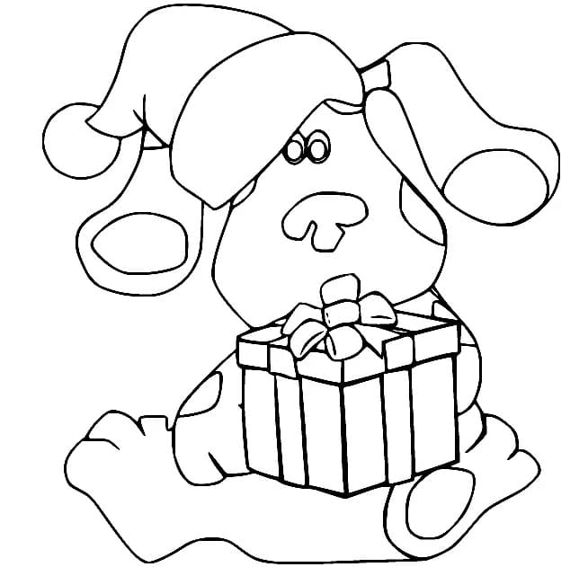 Tekenen Kerstcadeau gratis afdrukbaar simpel