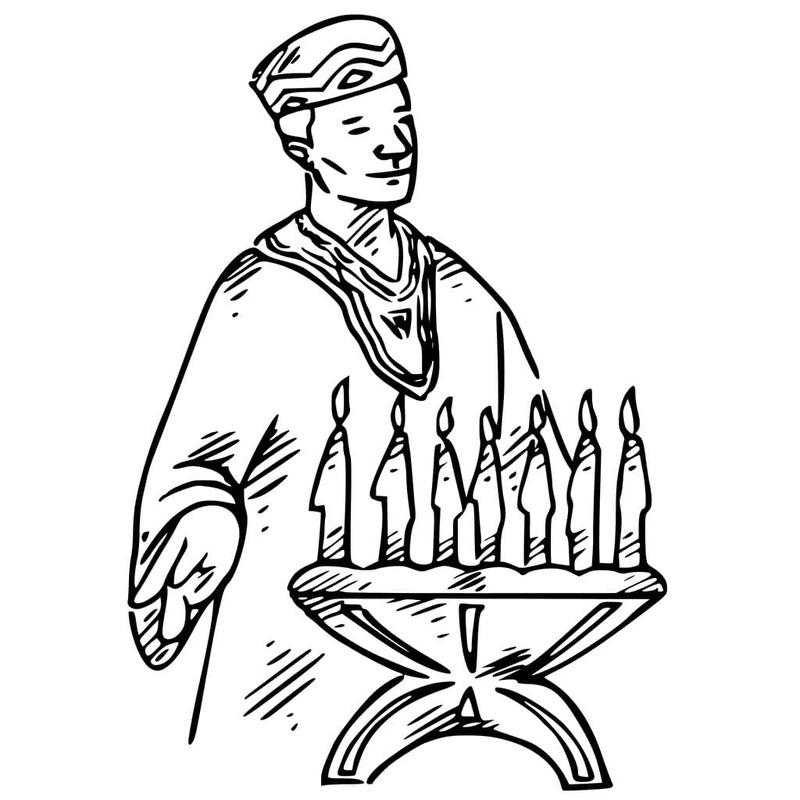 Tekenen Kwanzaa 6