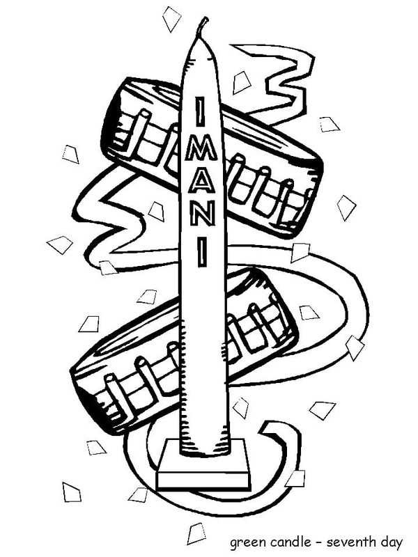 Tekenen Kwanzaa gratis eenvoudig