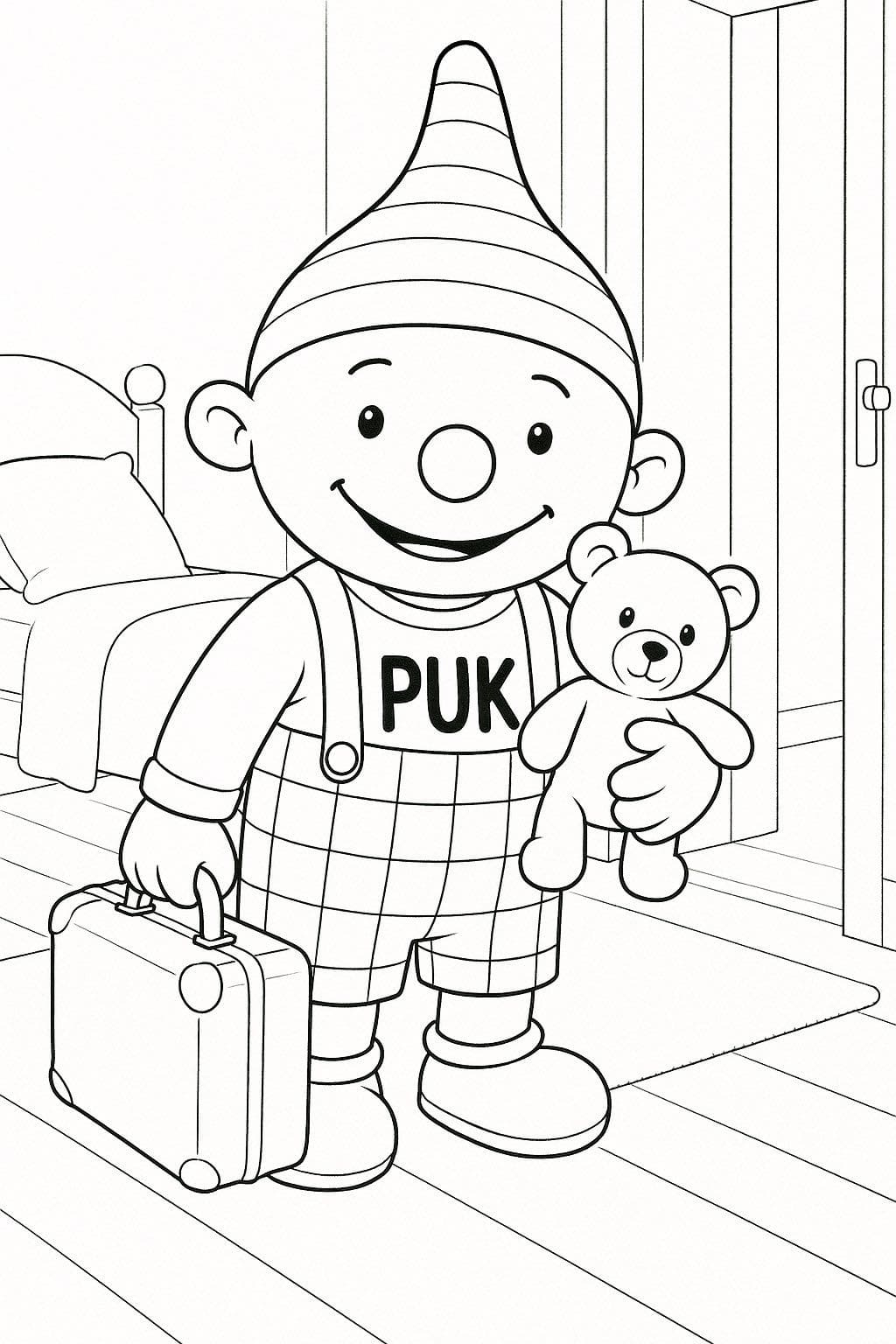 Puk Kleurplaten Kinderen Kleurplaat Puk Kleurplaten Kinderen Kleurplaat
