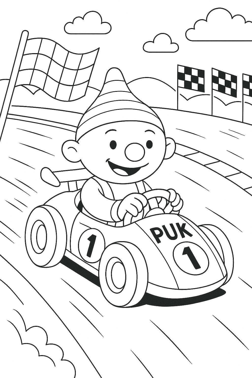 Tekenen Puk gratis afdrukbaar