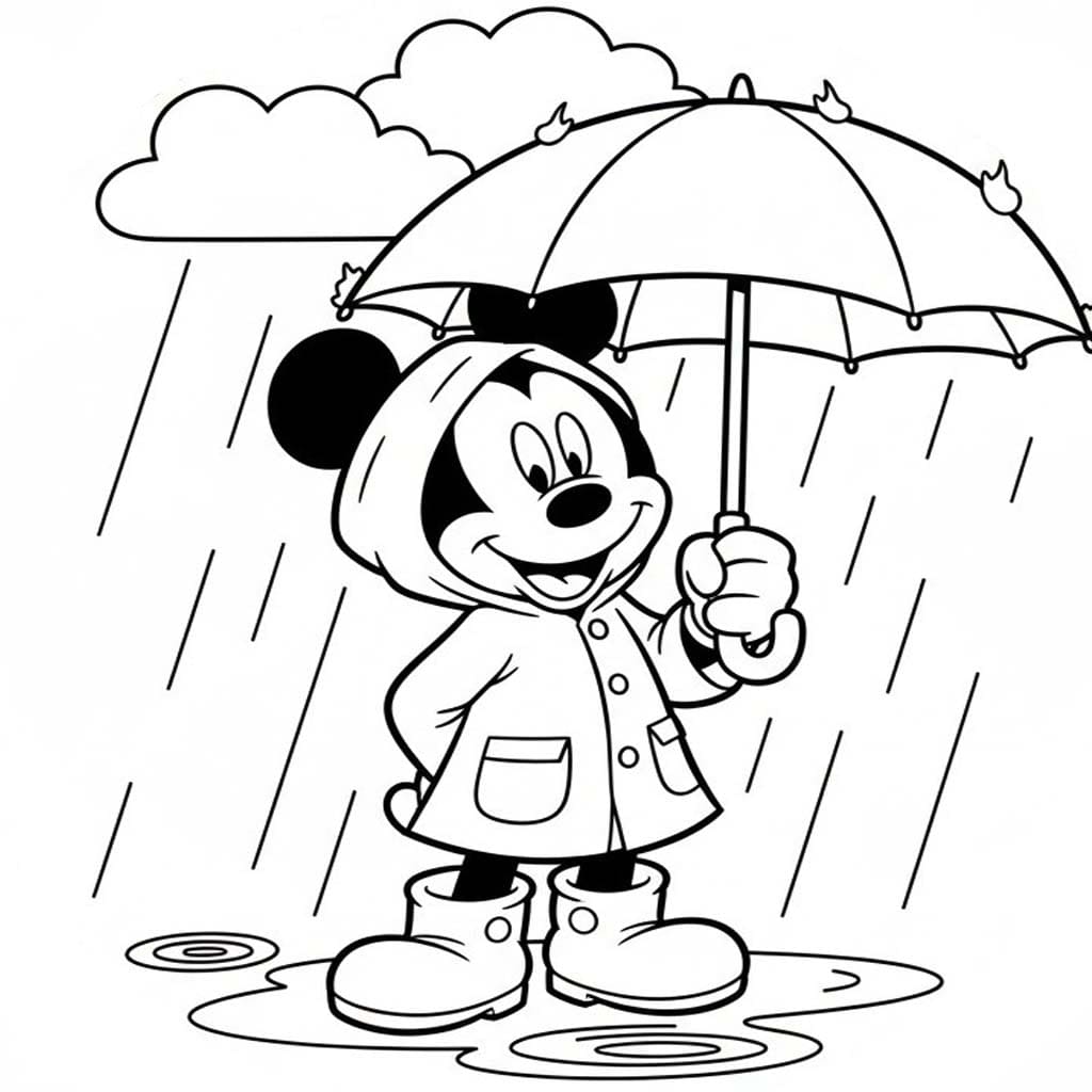 Tekenen Regen gratis basis