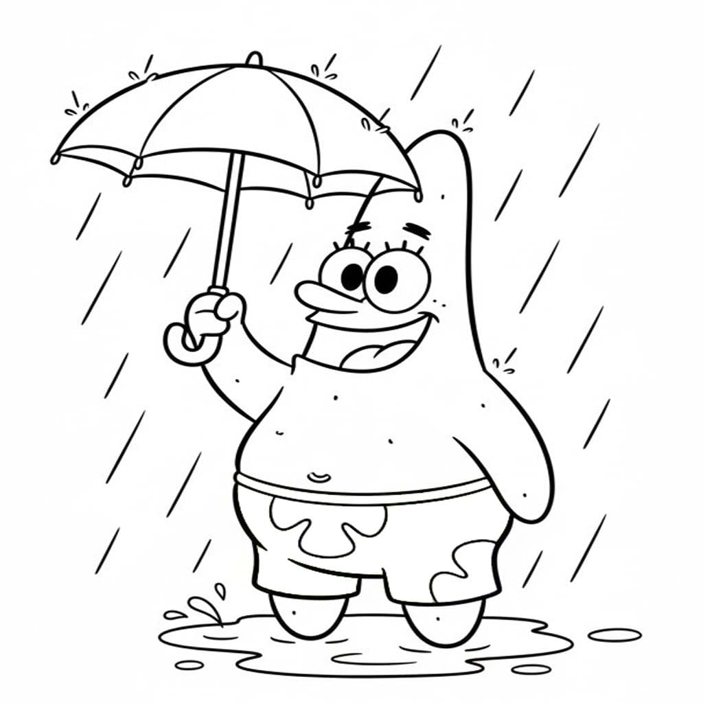 Tekenen Regen gratis eenvoudig