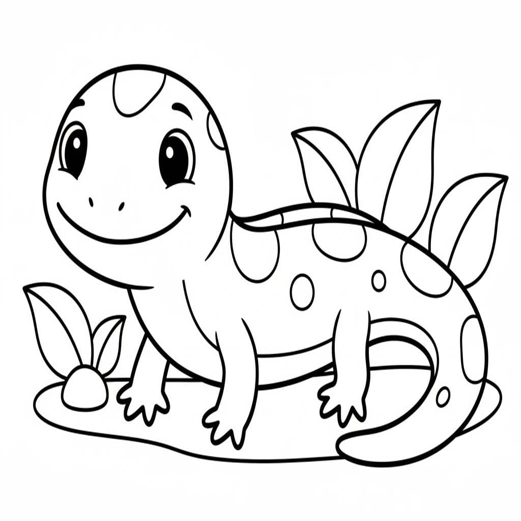 Tekenen Salamander 4