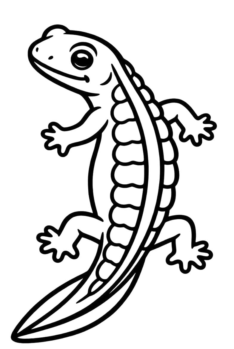 Tekenen Salamander 6