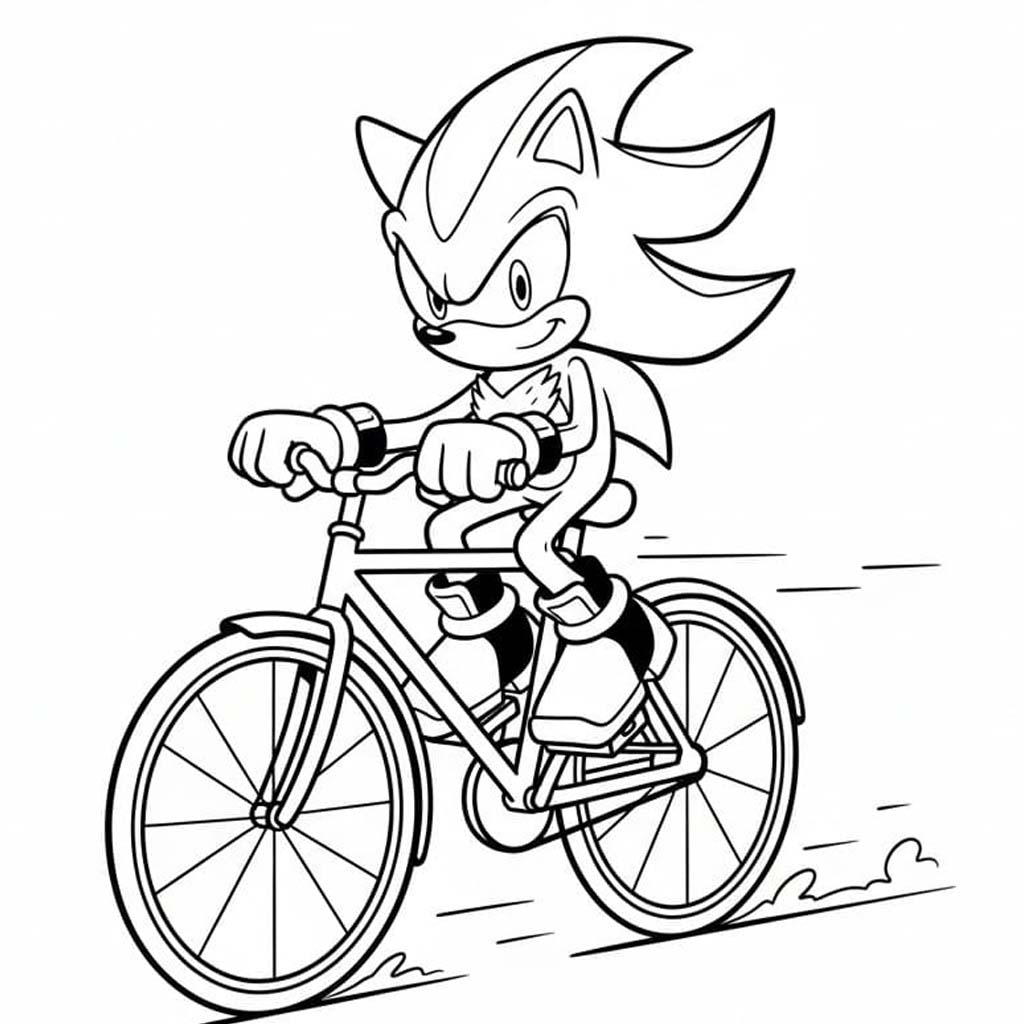 Tekenen Shadow the Hedgehog