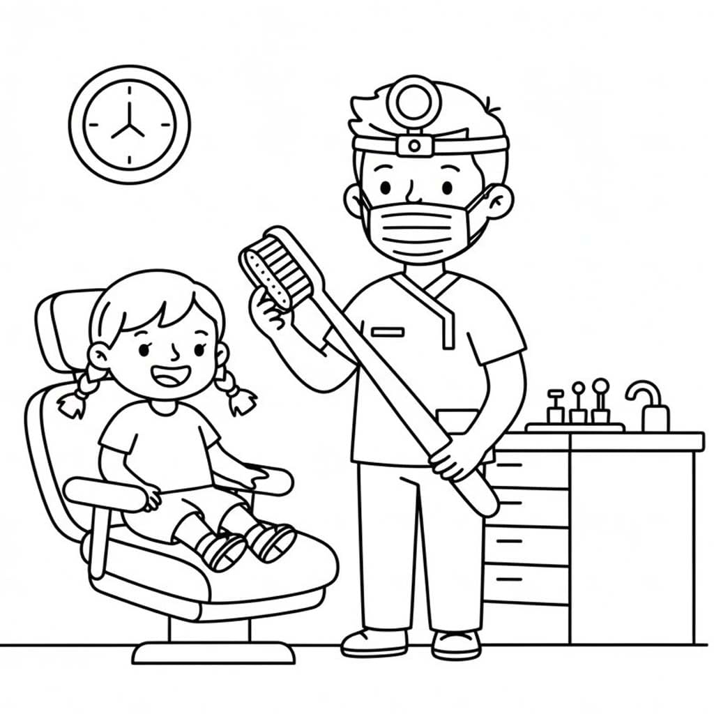 Tekenen Tandarts basis