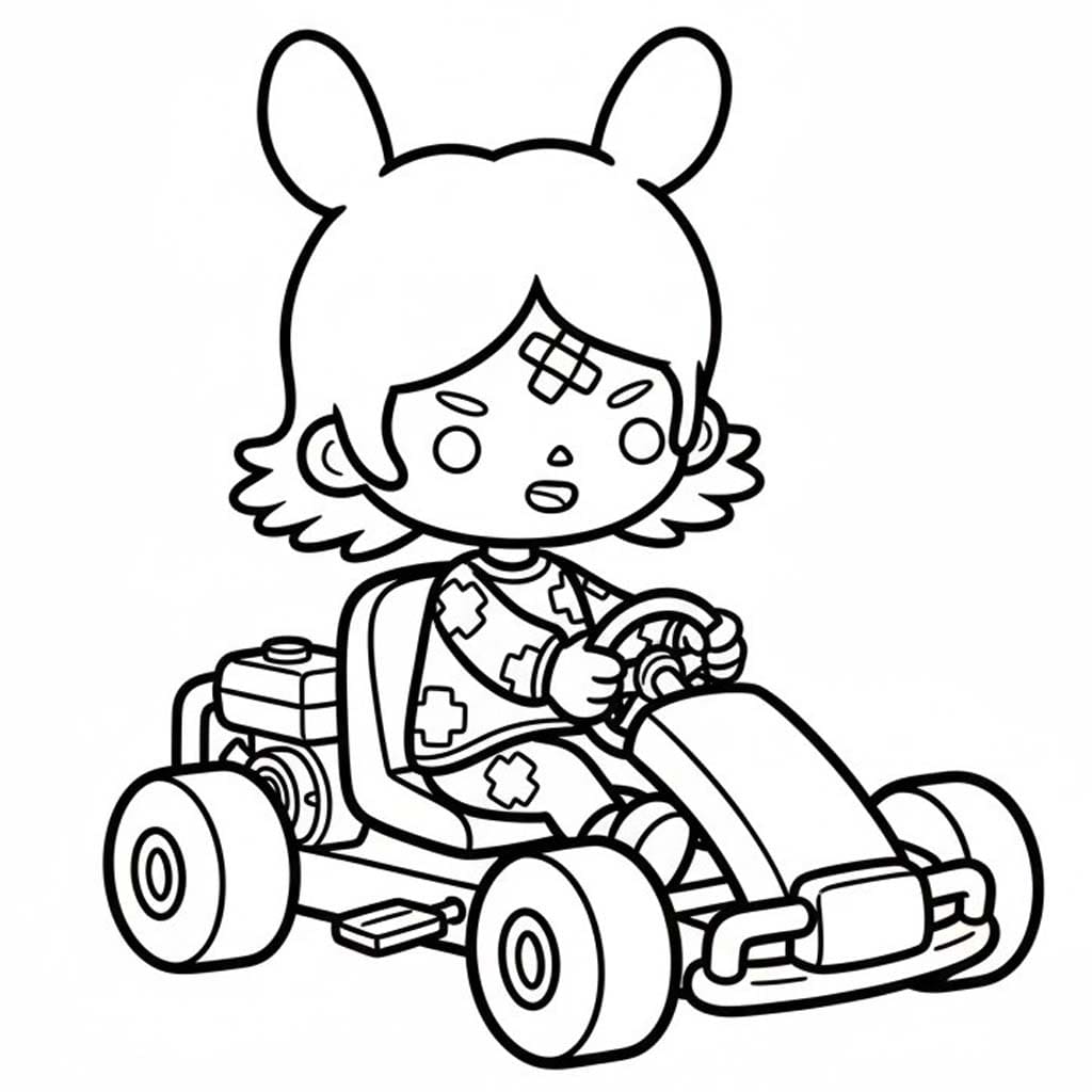 Tekenen Toca Boca gratis afdrukbaar