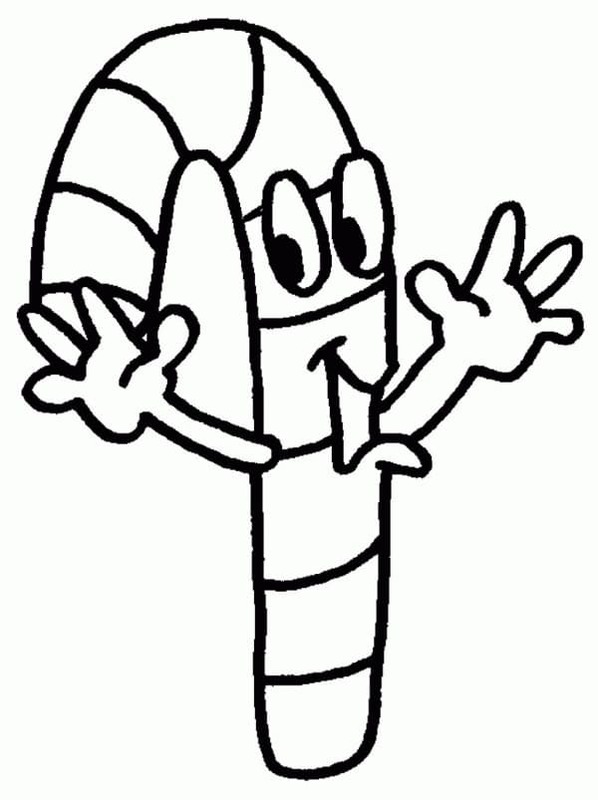 Tekenen Zuurstok gratis afdrukbaar basis