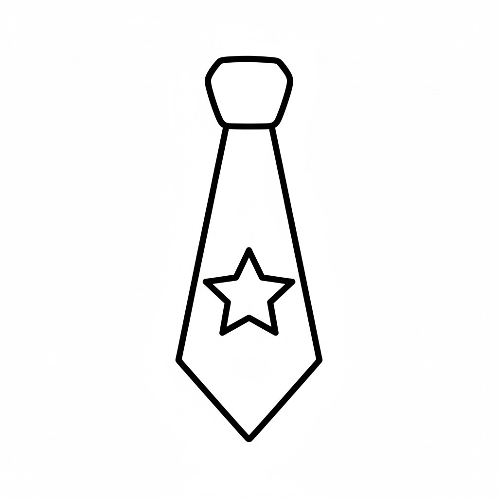 Tekening van Stropdas 4