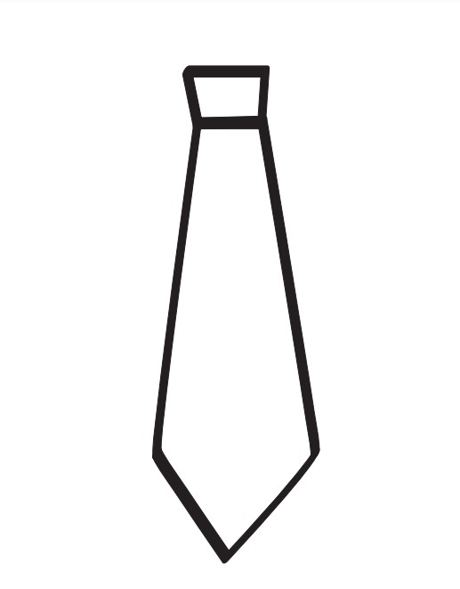 Tekening van Stropdas 7