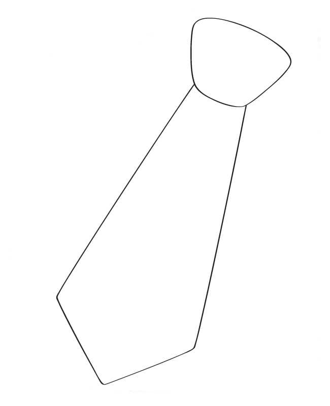 Tekening van Stropdas gratis