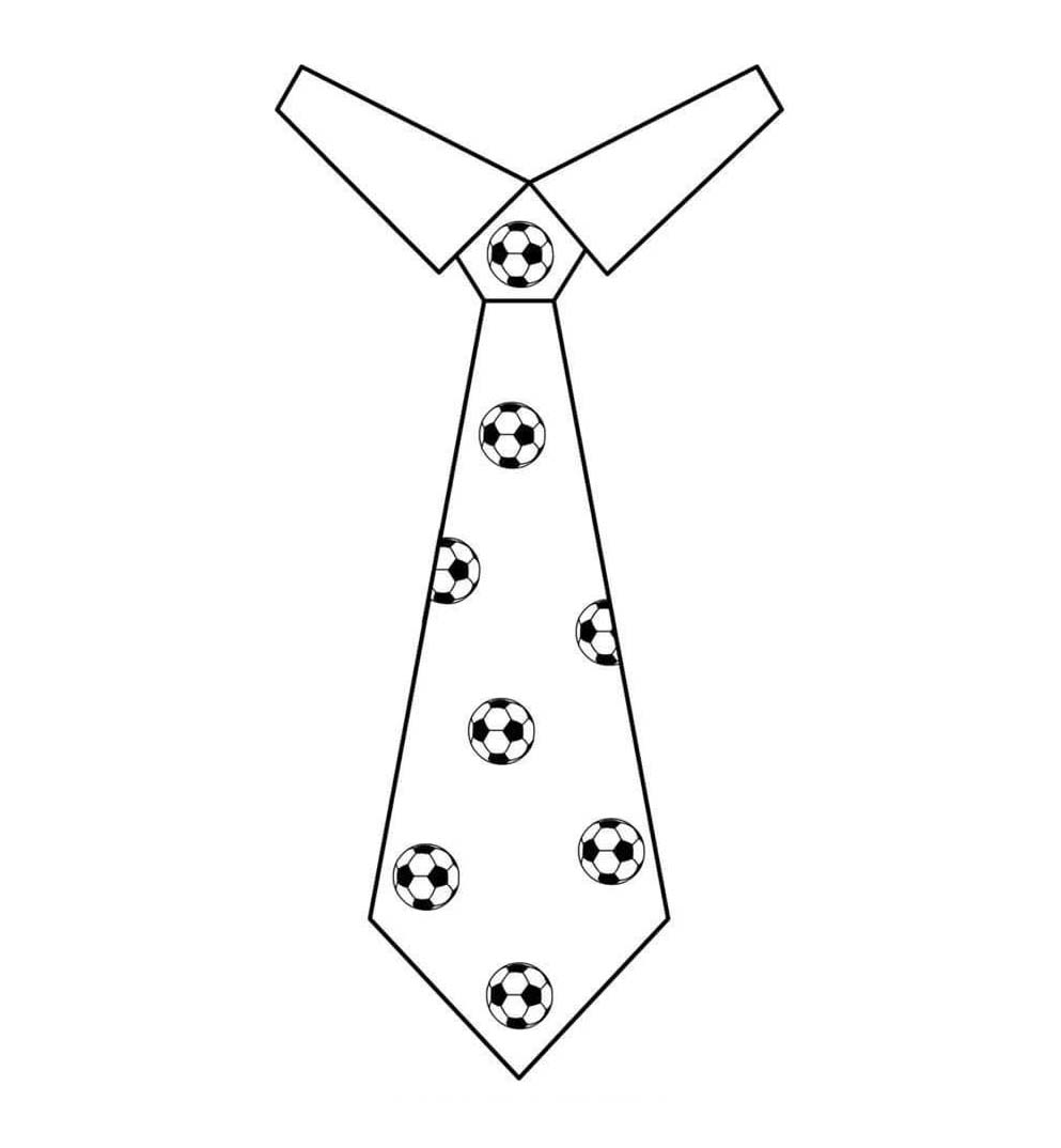 Tekening van Stropdas simpel