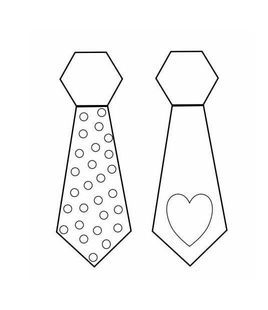 Tekening van Stropdas voor kinderen