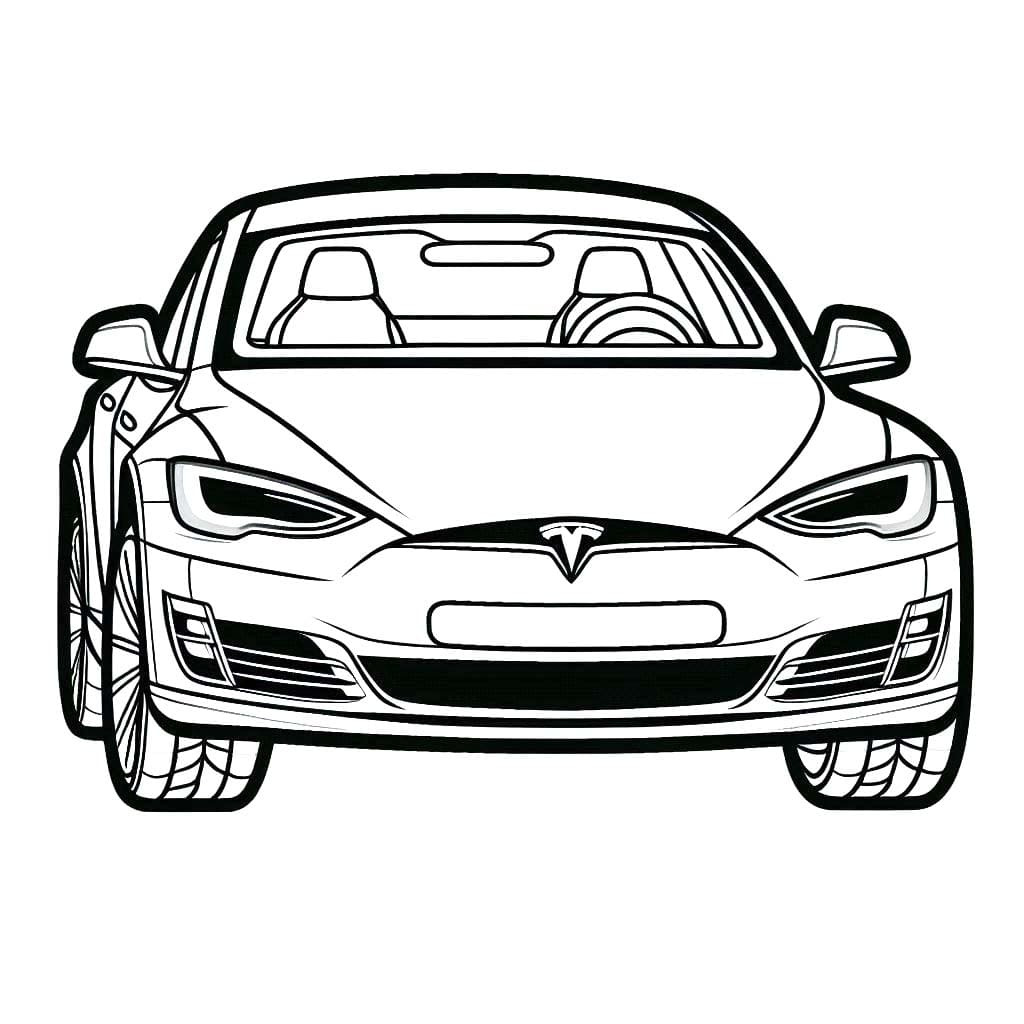 Tesla afdrukbaar basis