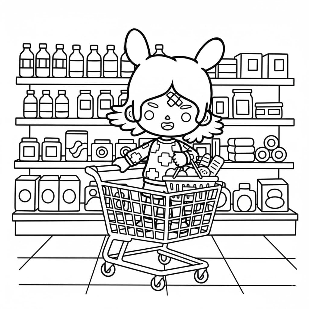 Toca Boca gratis afdrukbaar