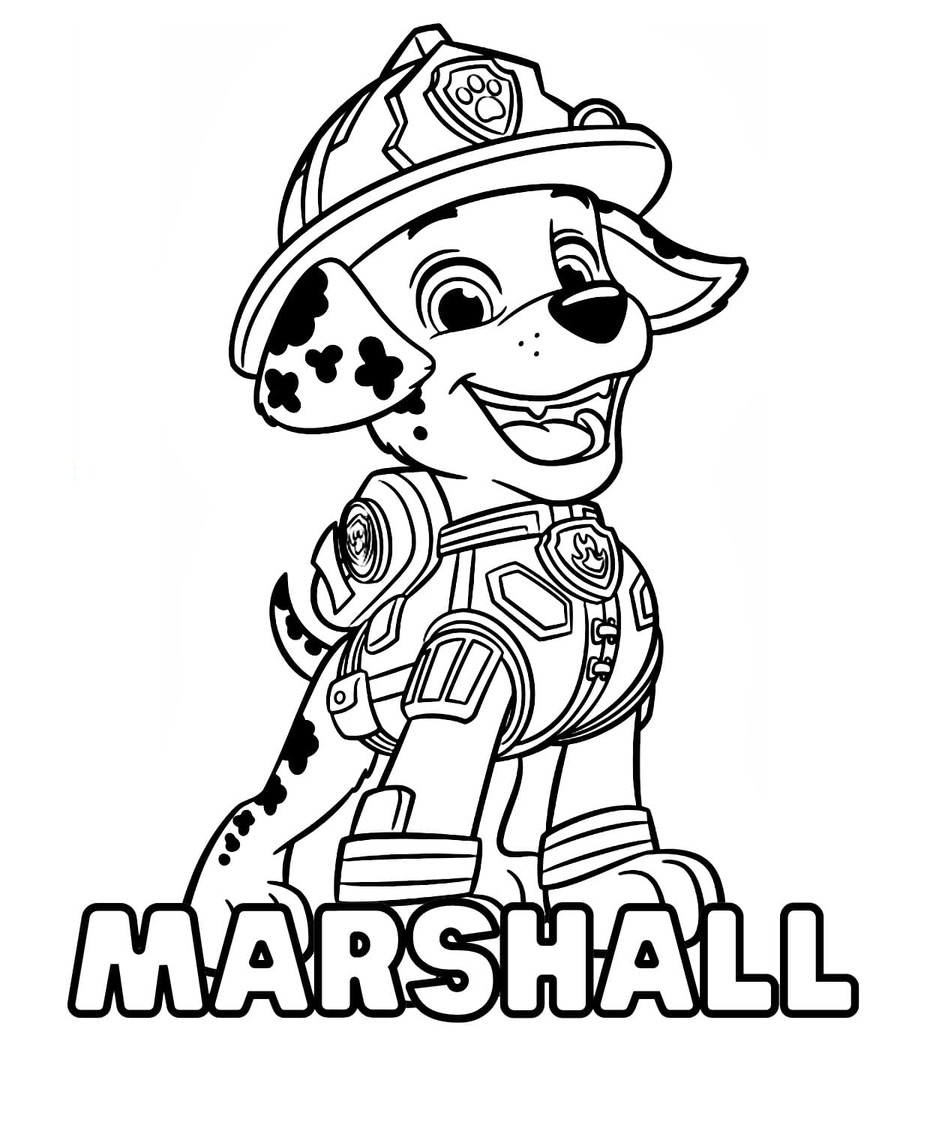 Afbeelding Marshall Paw Patrol gratis