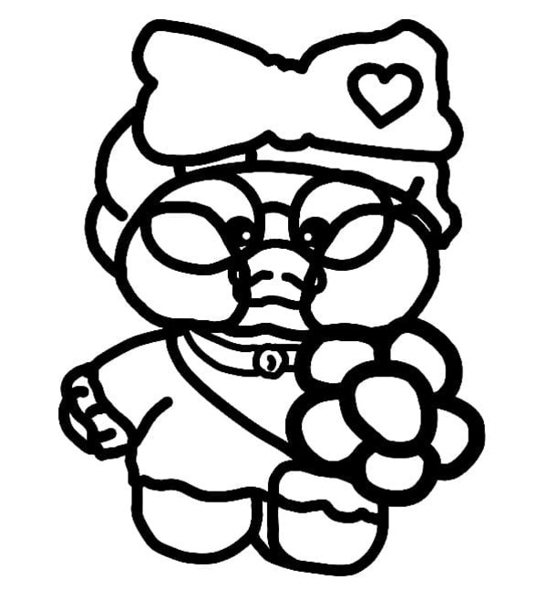 Afbeelding Paper Duck gratis afdrukbaar