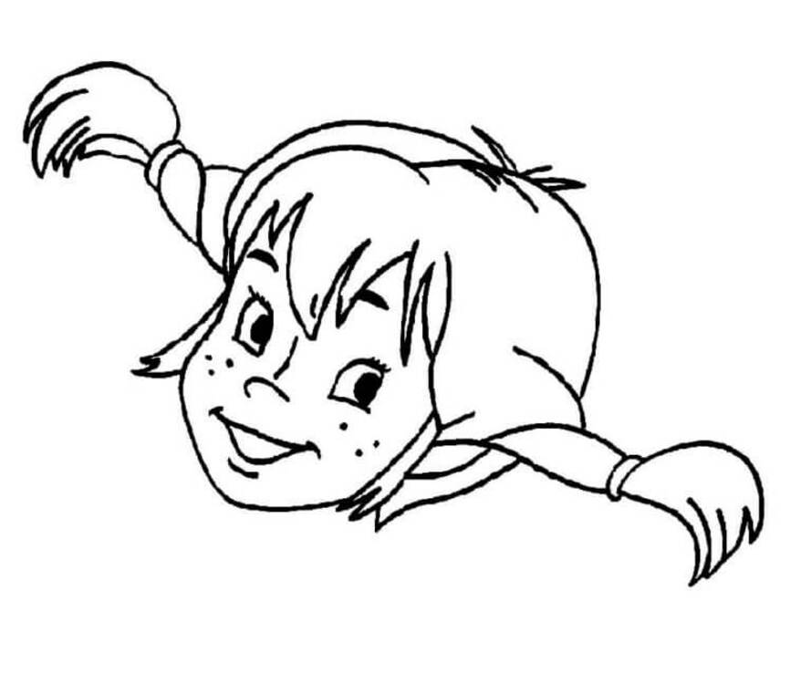 Afbeelding Pippi Langkous afdrukbaar