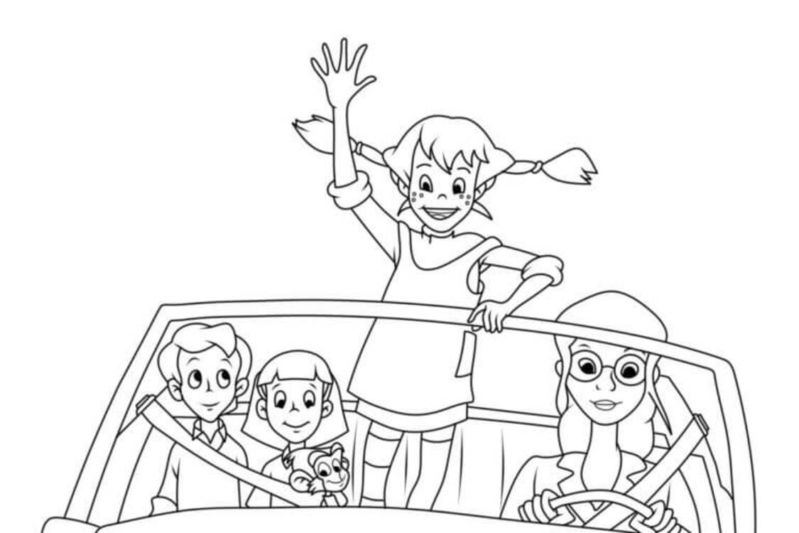 Afbeelding Pippi Langkous printbaar